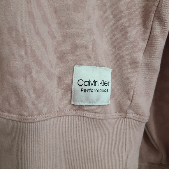 Calvin Klein Woman's Pink Long Sleeve Crewneck Sweatshirt, Size: Small - Picture 6 of 14